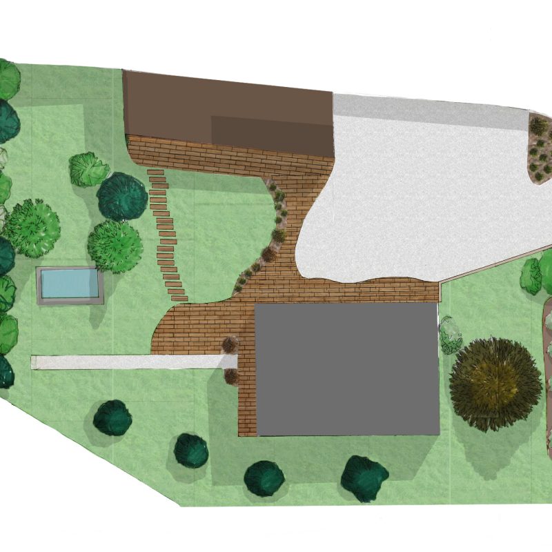 PLAN MASSE 1 800X800 | Passion Jardins Plans et esquisses personnalisés Rixheim 1