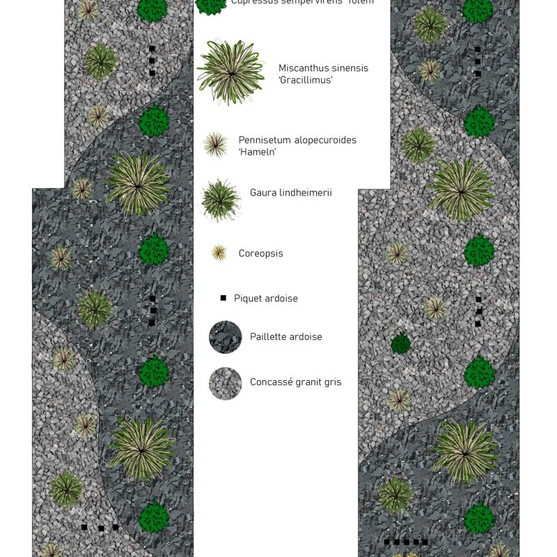 PLAN PLANTATION MASSIF AVANT HELFTER 800X800 | Passion Jardins Plans et esquisses personnalisés Cernay 0